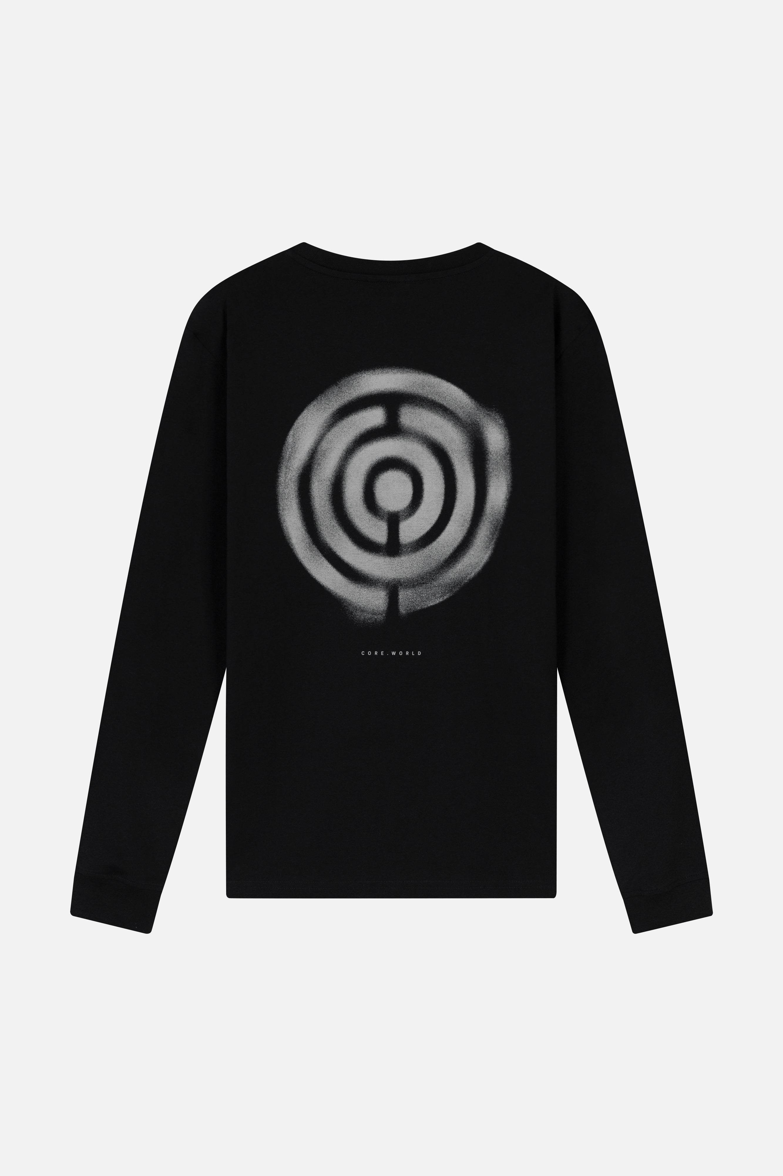CORE BLUR ICON LONGSLEEVE BLACK - 1