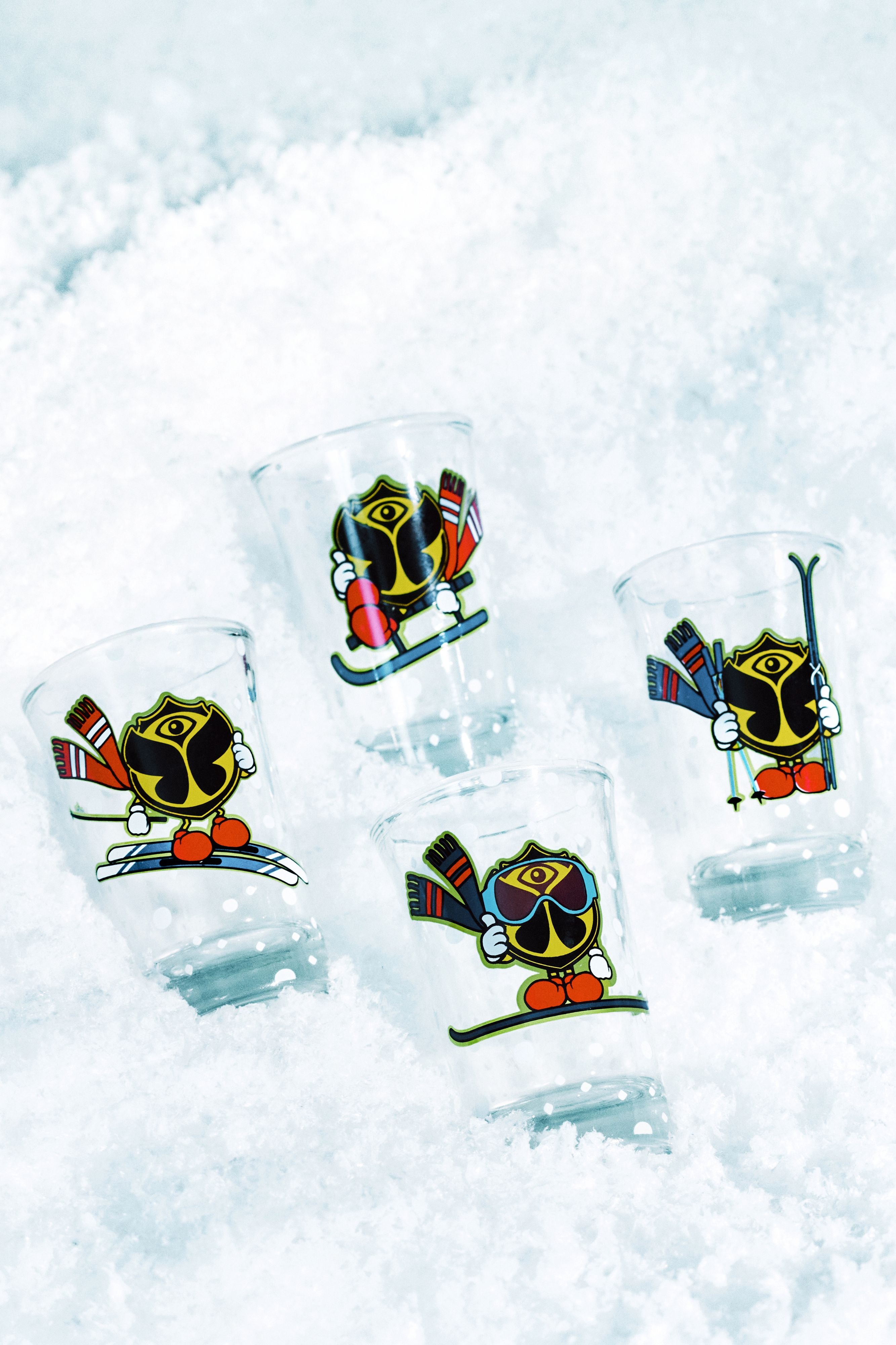 HAPPICON SKI SHOTGLASSES 4PCS - 2